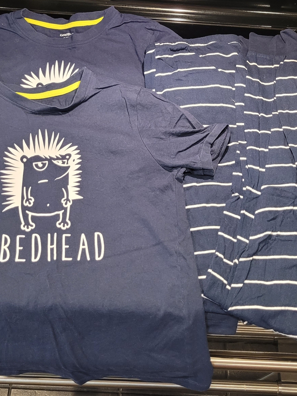 George Navy and White Bedhead Hedgehog Pajama Sets (2 Sets)